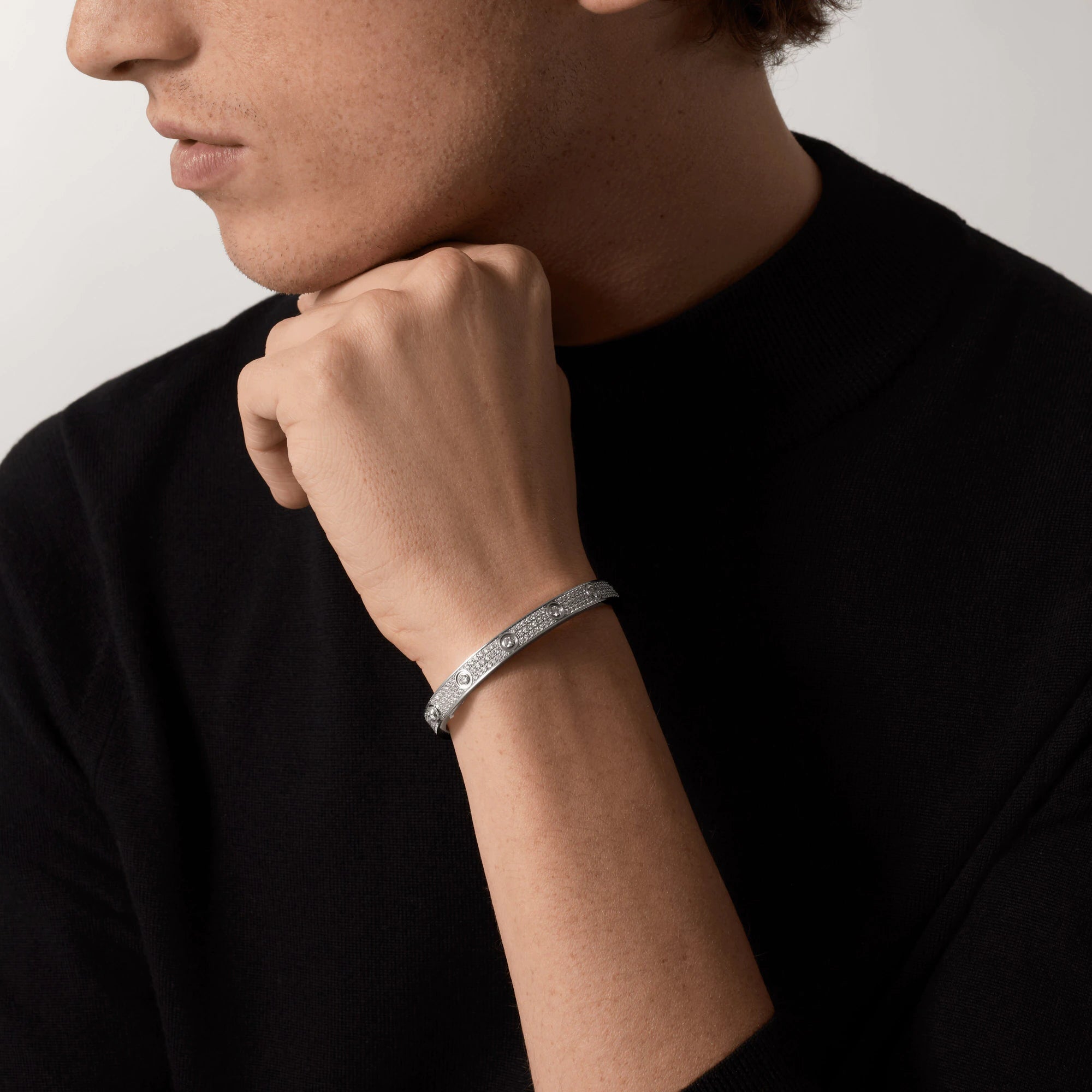 Bracciale Love Diamanti Pavé CR