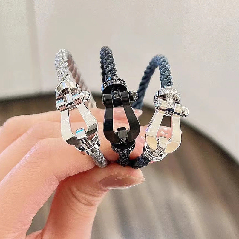 Bracciale Ferro di cavallo Diamanti