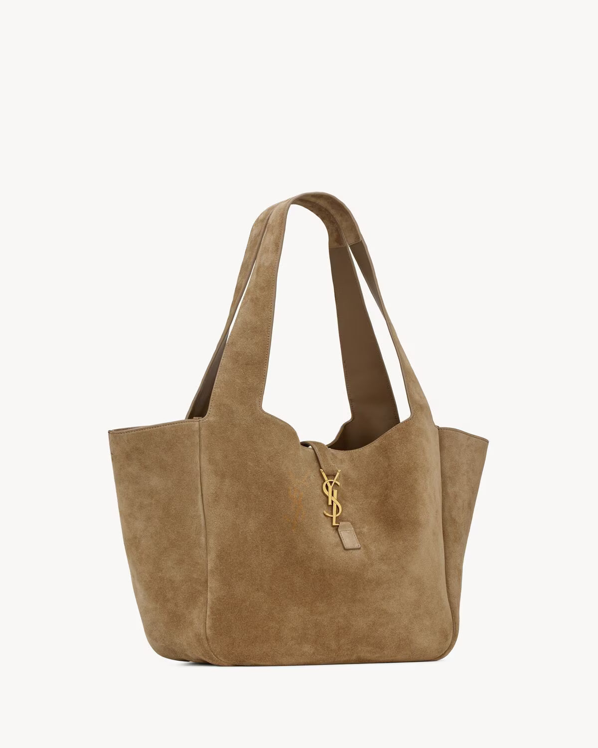 YSL Borsa Bea in Camoscio Marrone da Donna
