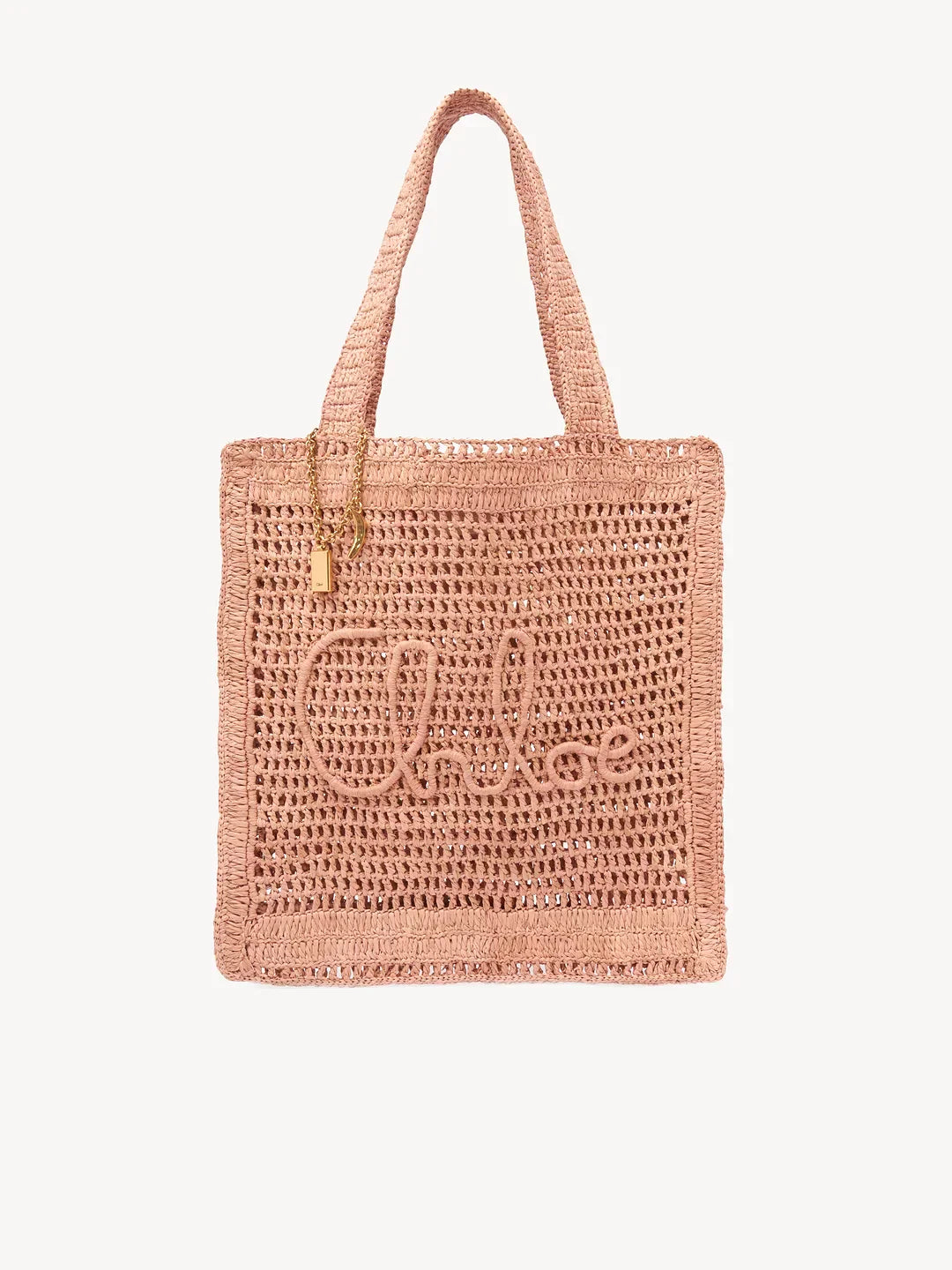 Chloé Borsa Tote Banana Estiva in Rafia