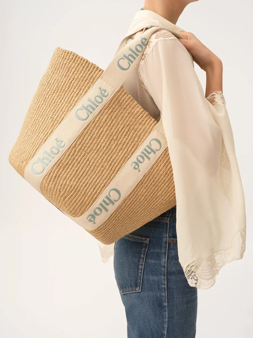 Cesta Woody Large in fibre naturali