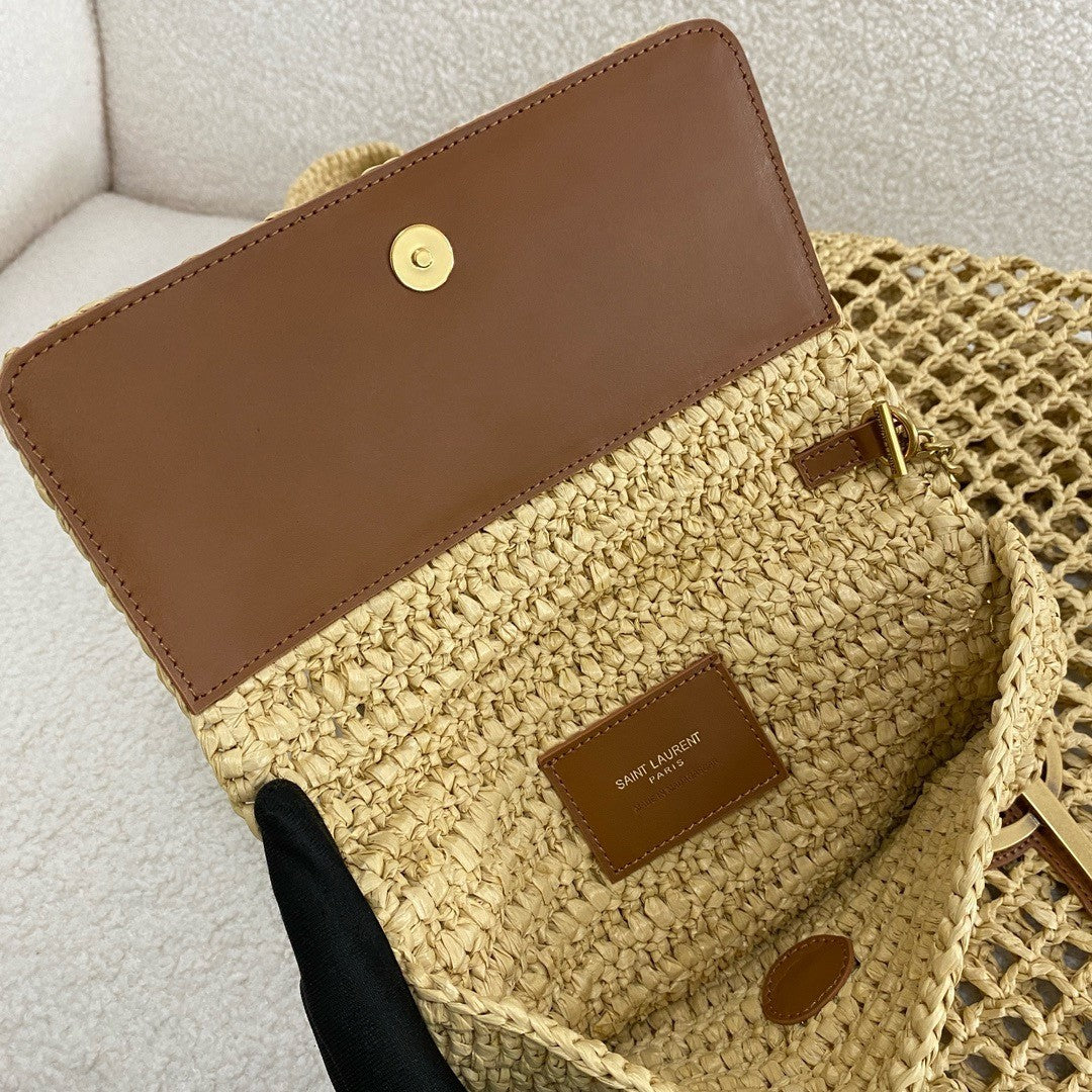 YSL Borsa Icare in Rafia