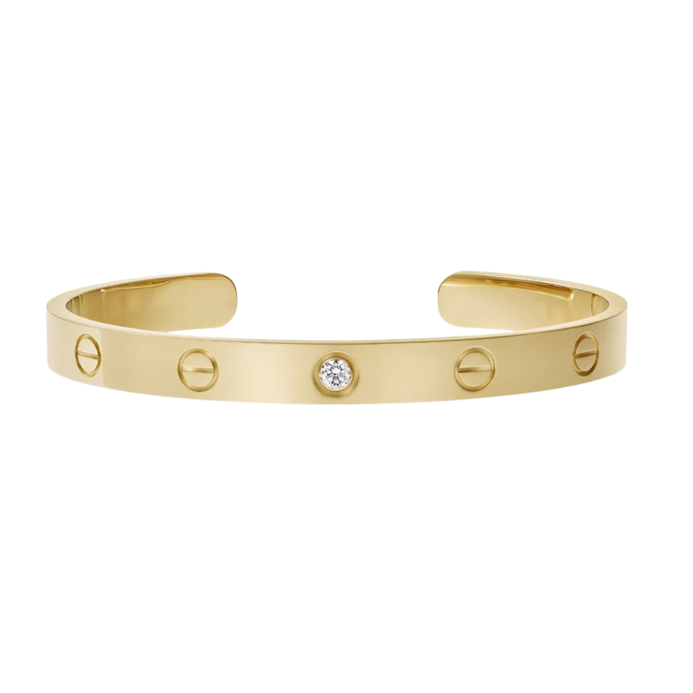 Bracciale Love Diamanti Open Bracciale a polsino