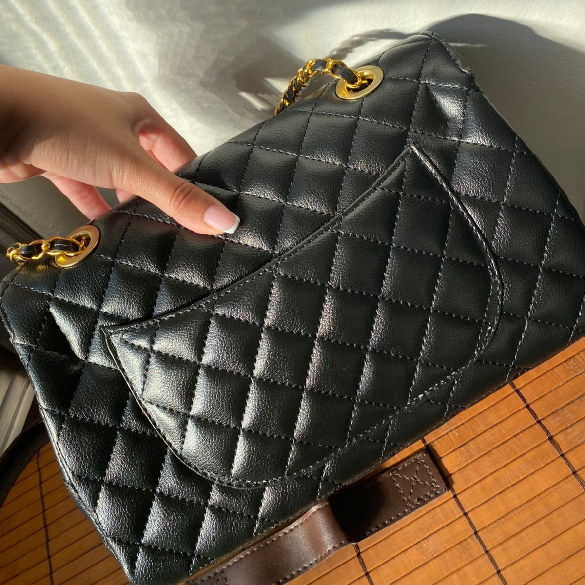 Borsa Classica Flap CH – Nero