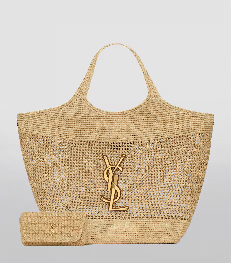 YSL Borsa Icare in Rafia