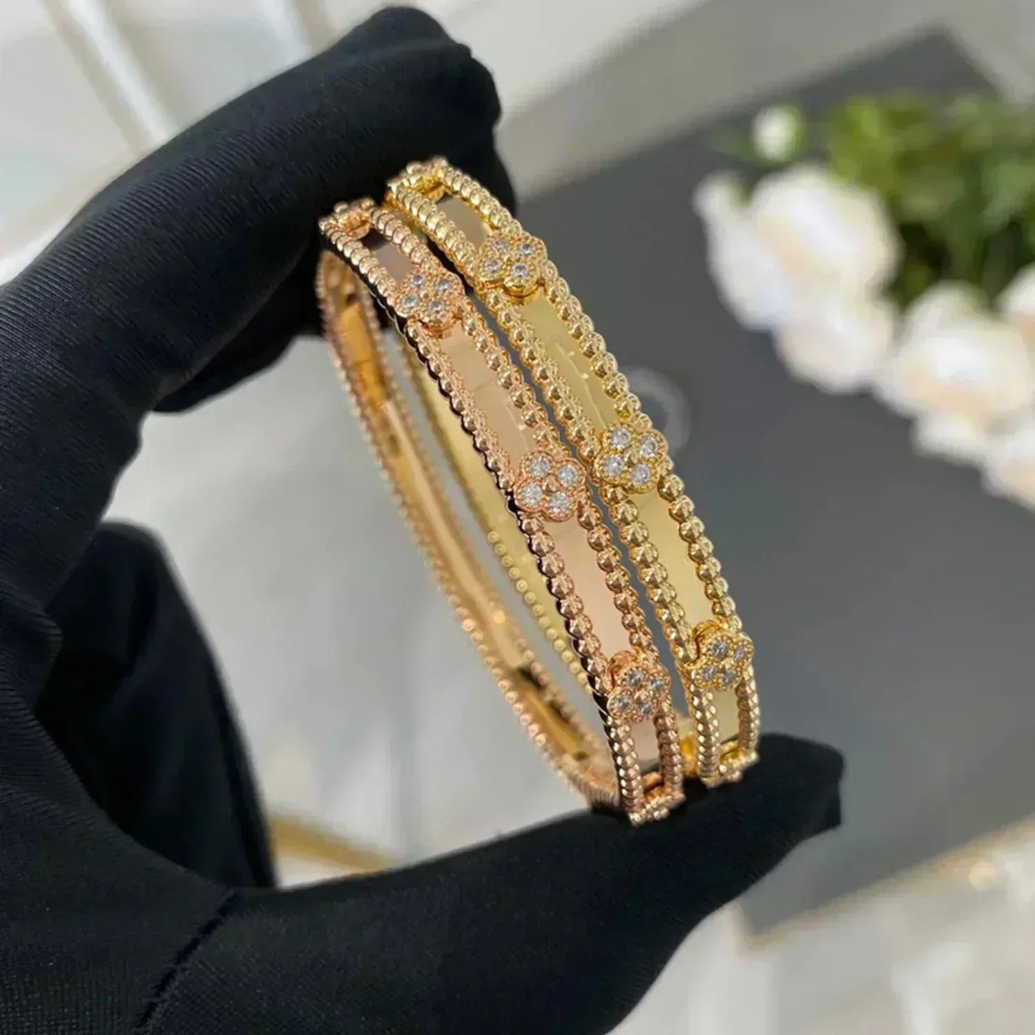 Bracciale Quadrifoglio Diamanti VC
