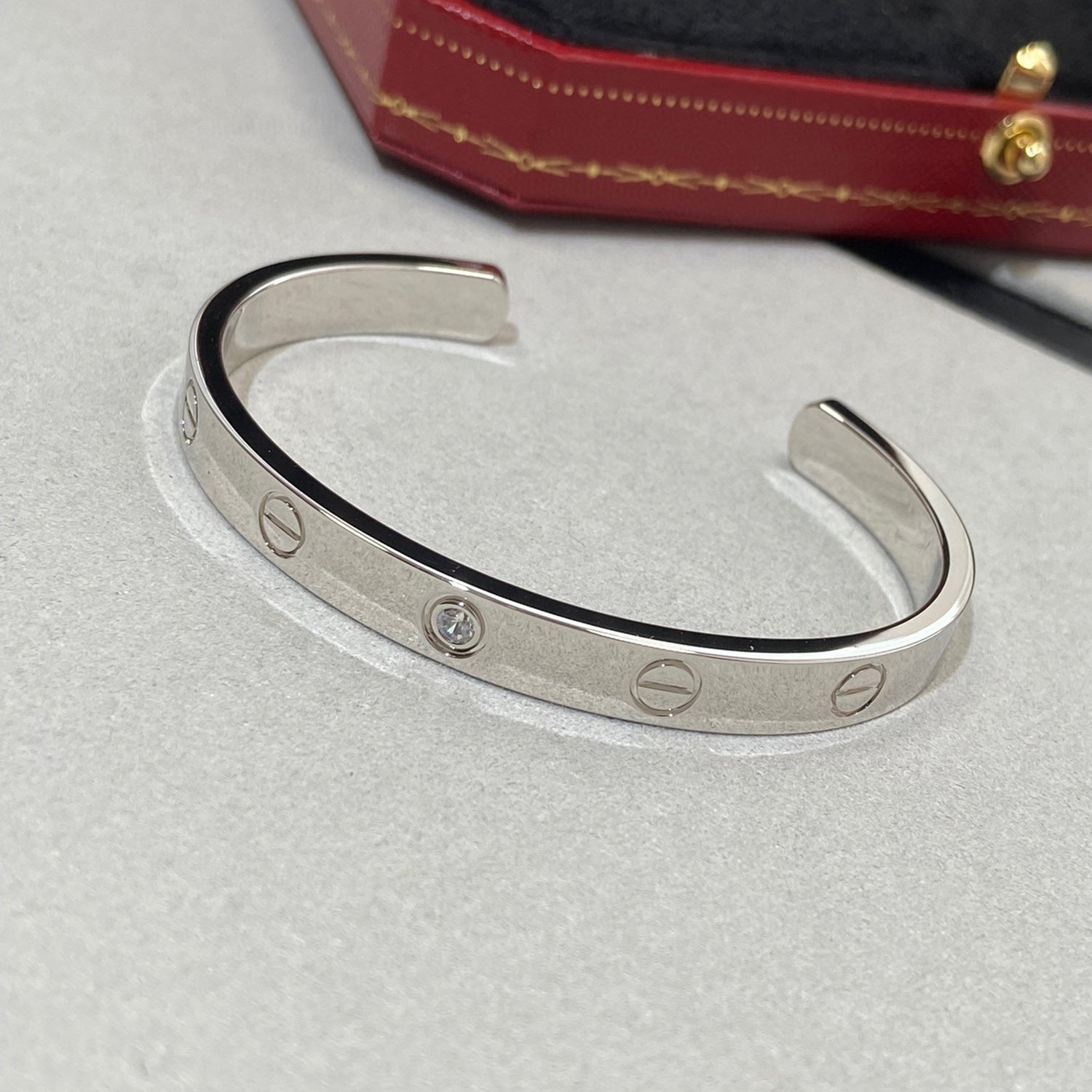 Bracciale Love Diamanti Open Bracciale a polsino