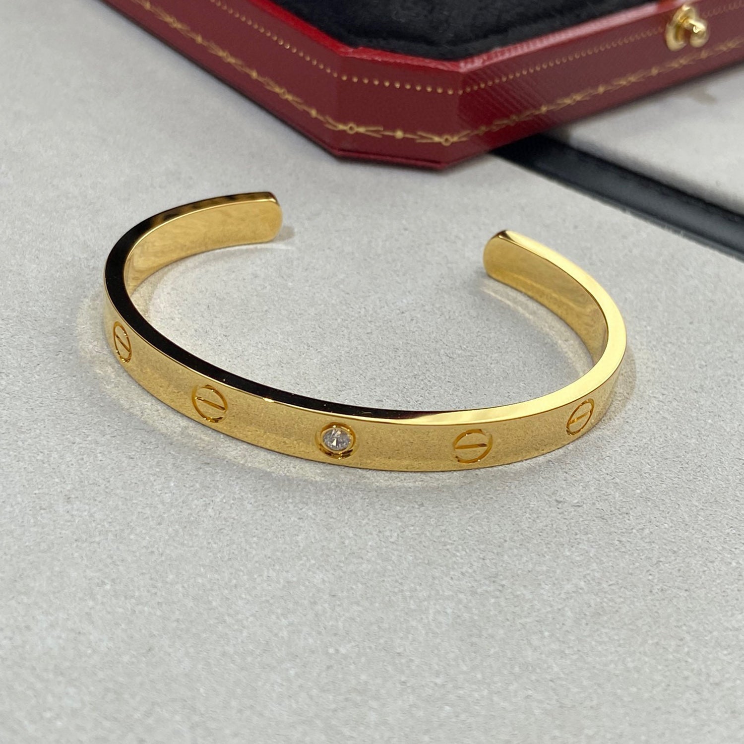 Bracciale Love Diamanti Open Bracciale a polsino