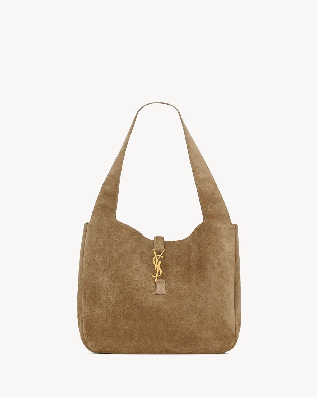 YSL Borsa Bea in Camoscio Marrone da Donna