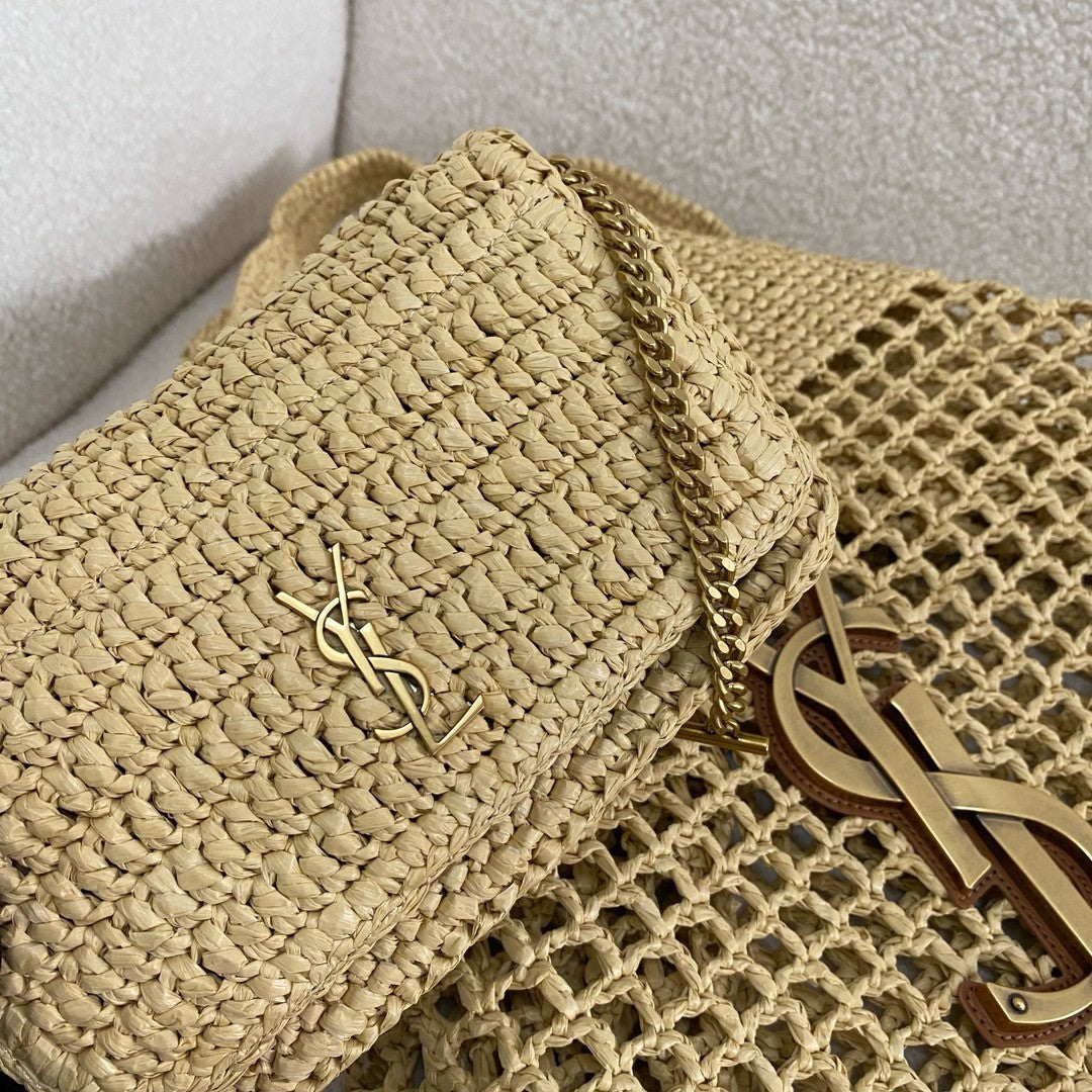 YSL Borsa Icare in Rafia